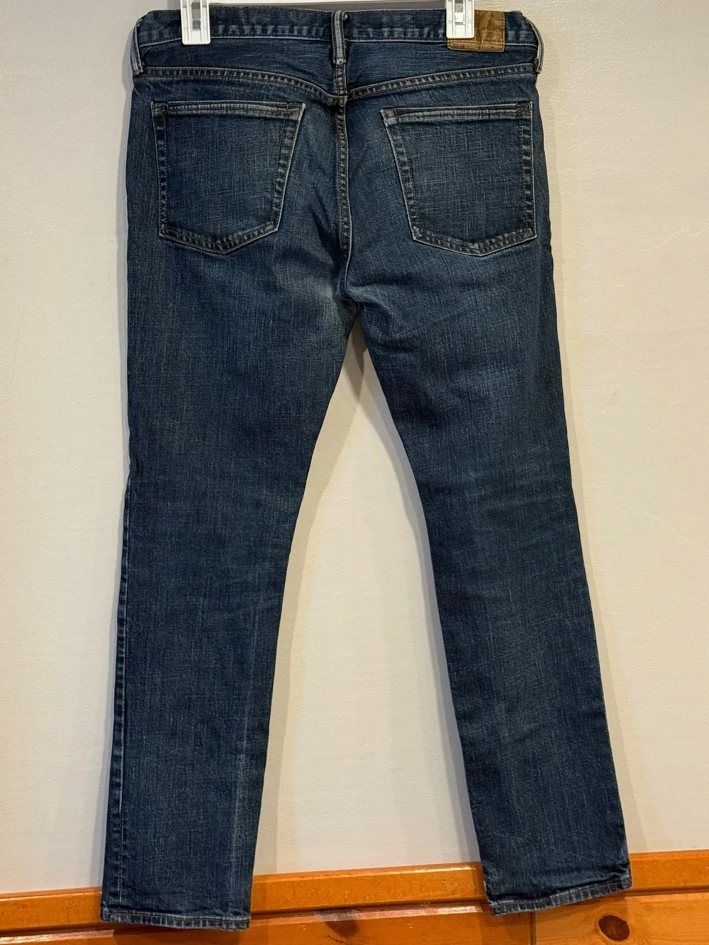 Gap 1969 Skinny Jeans Mens 32x30 Blue Dark Wash Denim Jeans